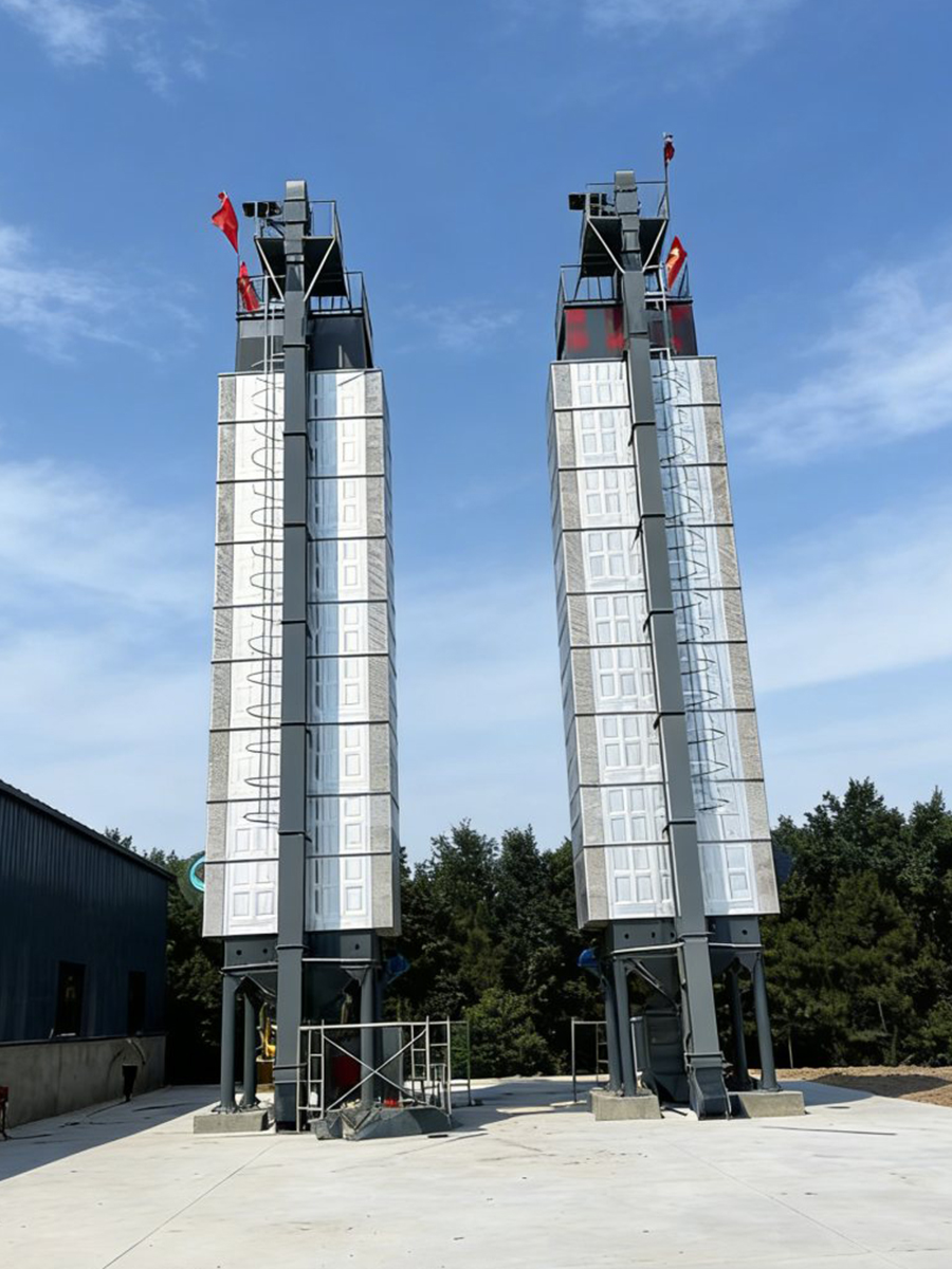 小麦、玉米、水稻在粮食烘干塔中的工艺参数